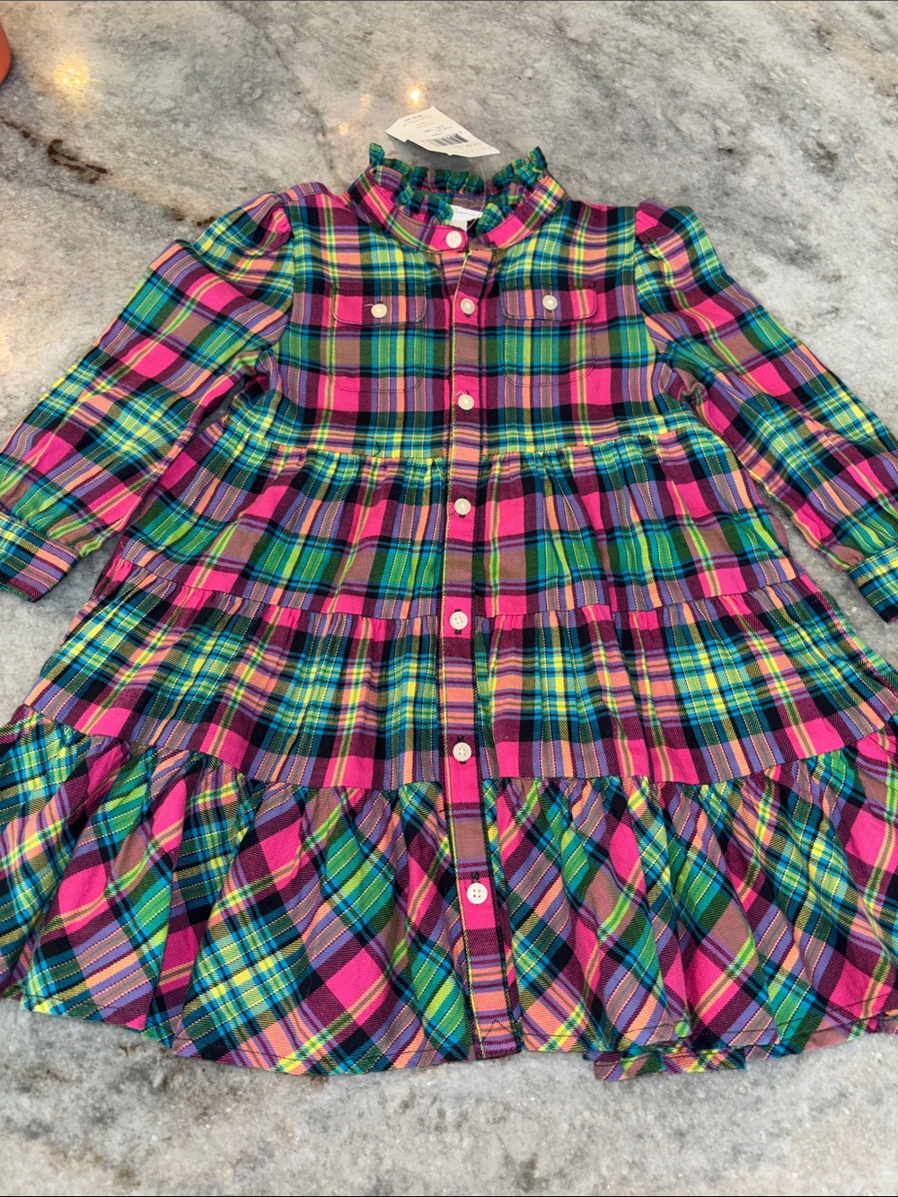NWT Ralph Lauren Plaid Dress, 18M